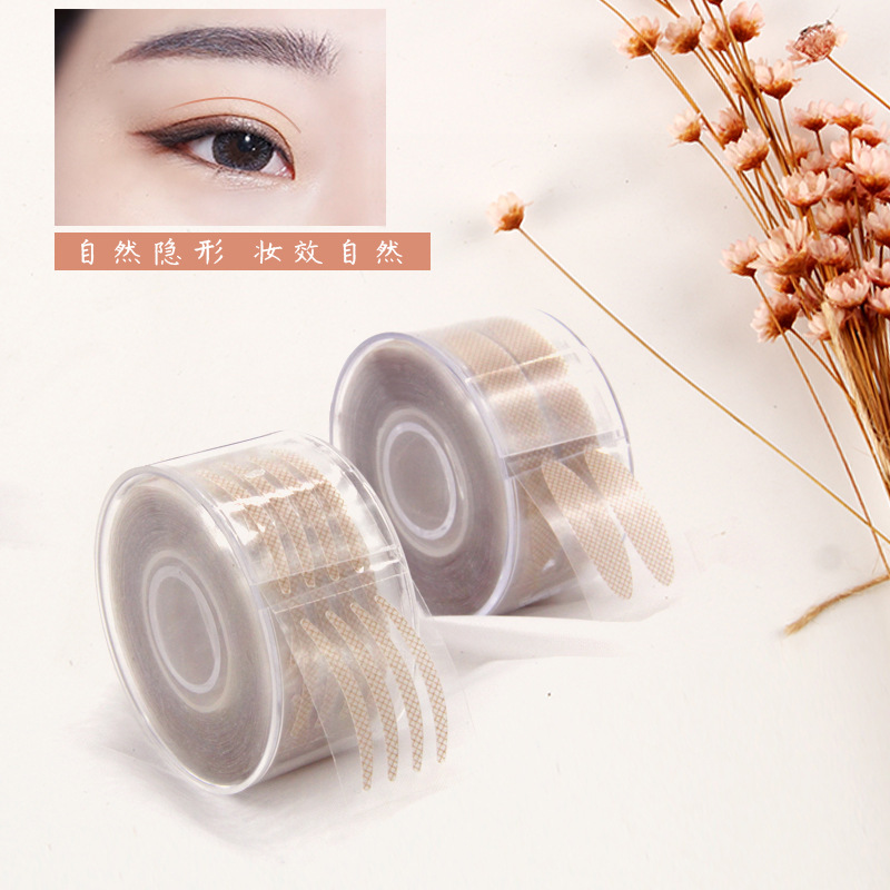 双眼皮贴肿泡眼专用神器 粘性强肤色隐形无痕月牙形卷筒女