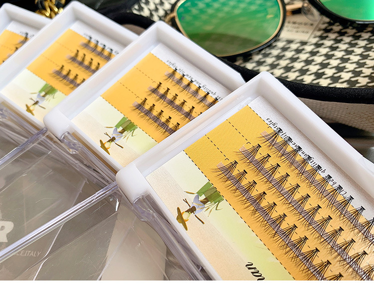 0.05草人20根假睫毛热熔朵毛eyelash单簇种植眼睫毛自然嫁接睫毛详情图12