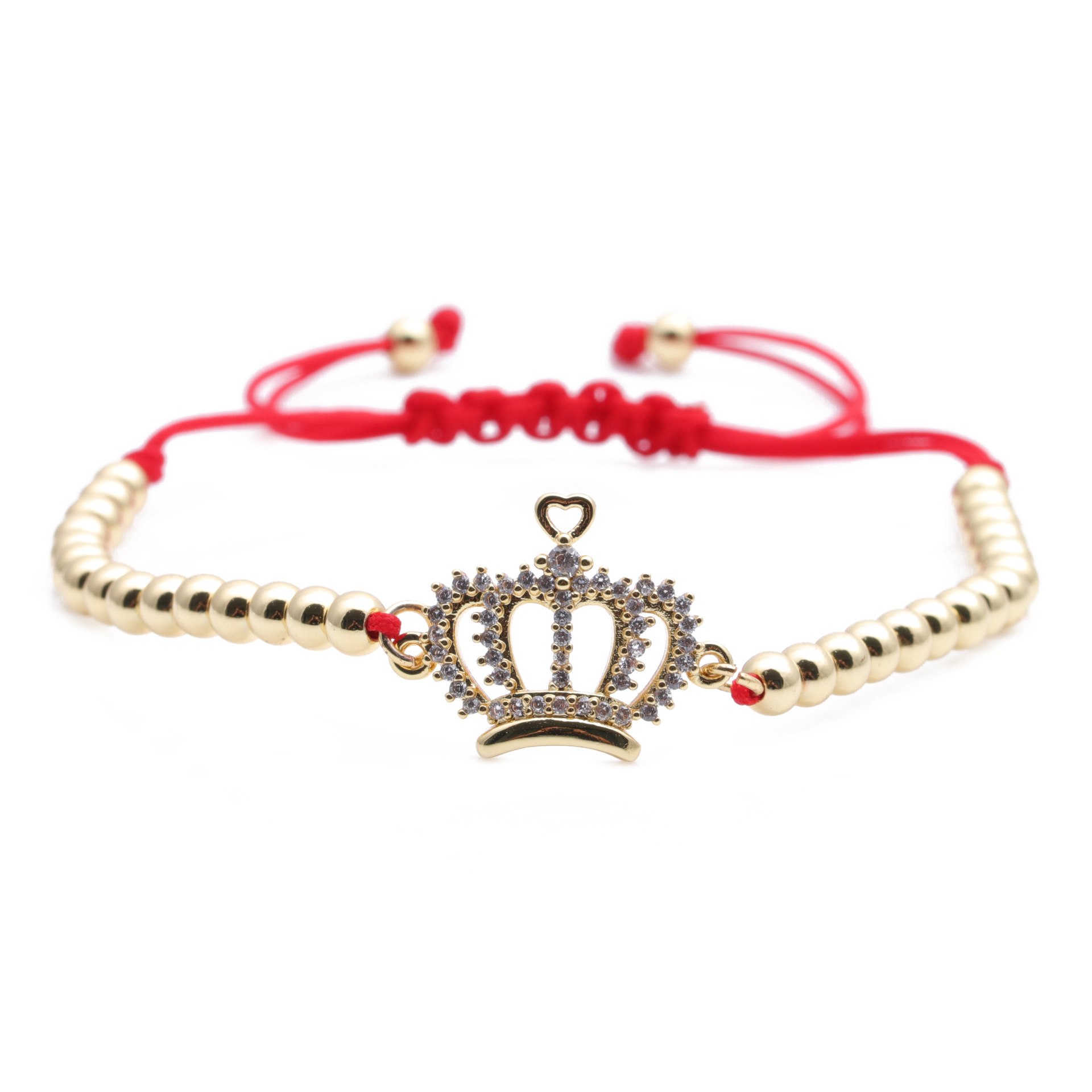 Micro-inlaid Zircon Crown Devil Eye Ladies Bracelet display picture 9