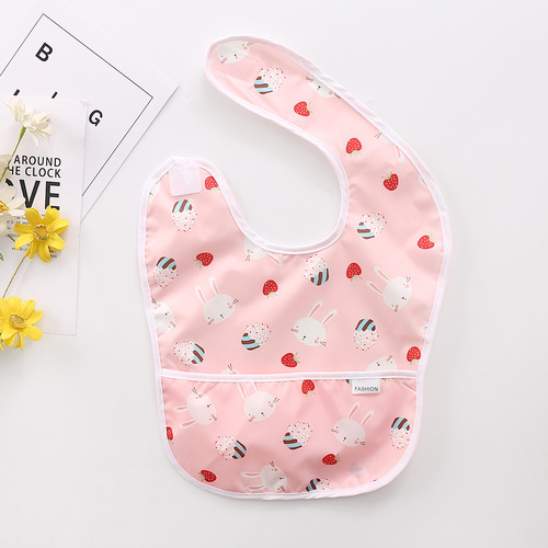 Factory Wholesale 2020 New Waterproof Apron Bib Handkerchief Children's Cover-up Shirt Washable Bib