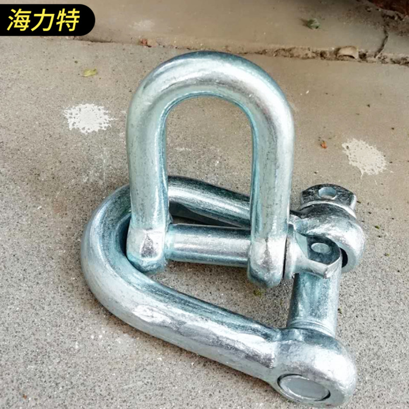 青岛索具厂销售国标D型卸扣 镀锌直行卸扣 五金工具配件