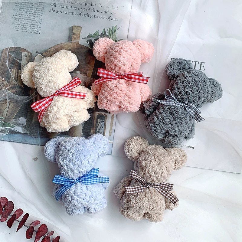 Медведь полотенце компания открытие деятельности практичный маленький подарок ручной подарок аксессуары свадьба ребенок полнолуние вино детский сад