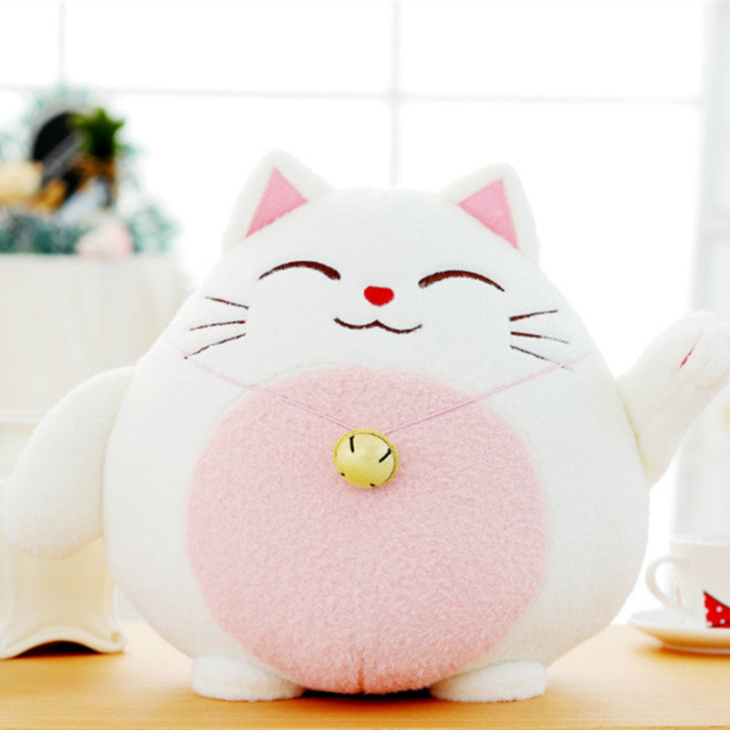 Lucky Cat Plush Doll