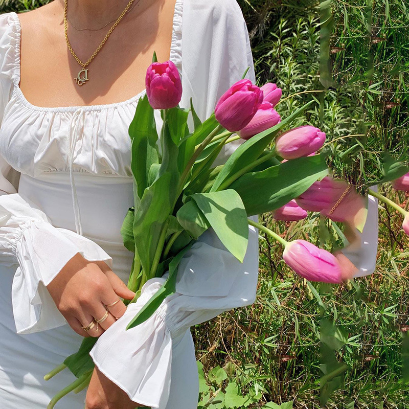 Vestido blanco plisado con cuello cuadrado y un hombro ropa de nihaostyle al por mayor NSFLY69372