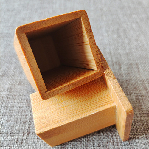 Wholesale Bamboo Toothpick Holder, Bamboo Home Toothpick Box, Restaurant Hotel Restaurant Wooden Toothpick Can, Can Print LOGO
