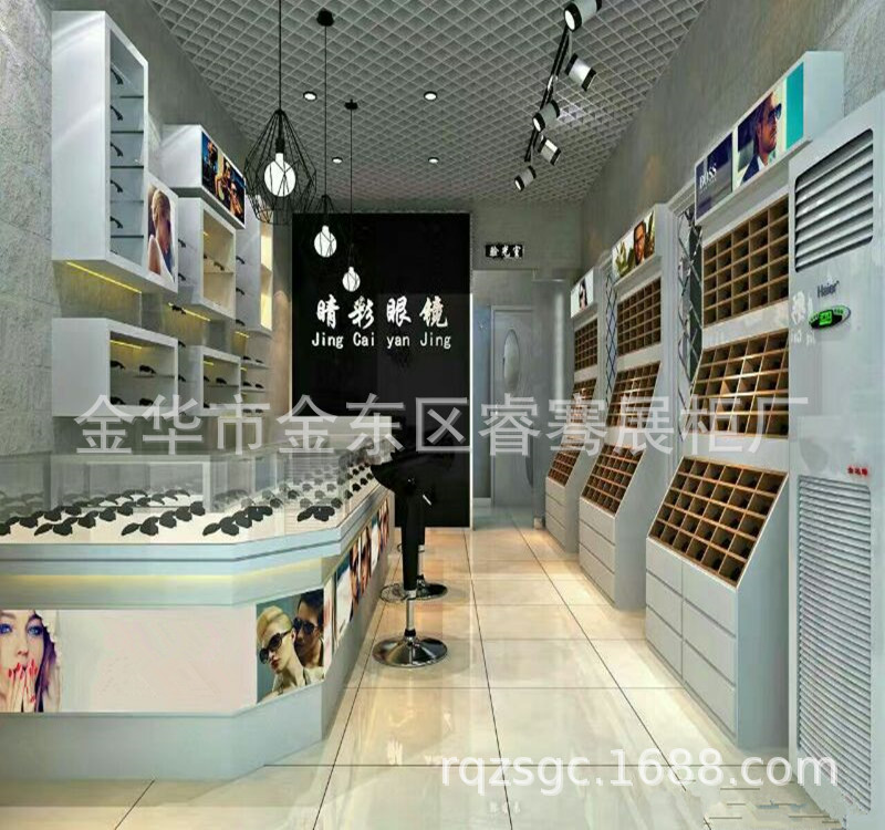 工厂展厅定做 饰品眼镜展示柜 展柜定做 浙江眼镜柜 厂家直销