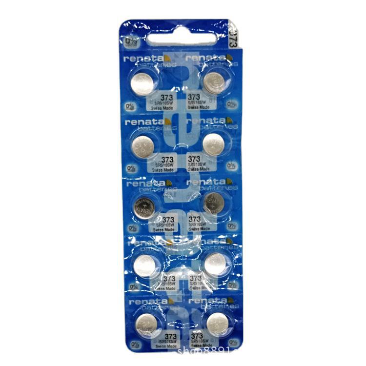 renata瑞士SR916SW/373斯沃琪/天梭手表原装氧化银纽扣电池
