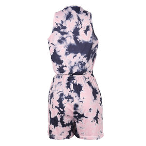product - wholesale Summer Women Clothing Loose Printing Gallus Siamese Trousers Romper - 7