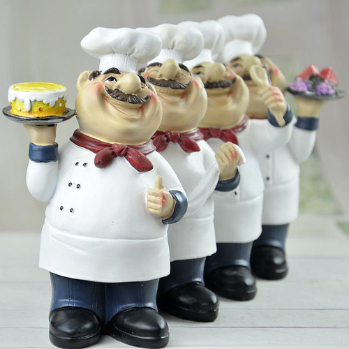 American Countryside Factory Direct Sales Creative Home Furnishings Cake Shop Chef Decorative Ornaments A31
