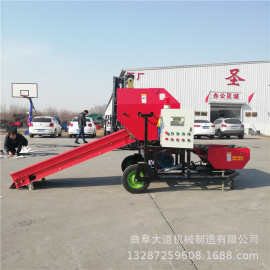 打捆机图片 贵州青贮打捆包膜机  青贮饲料圆捆打捆机