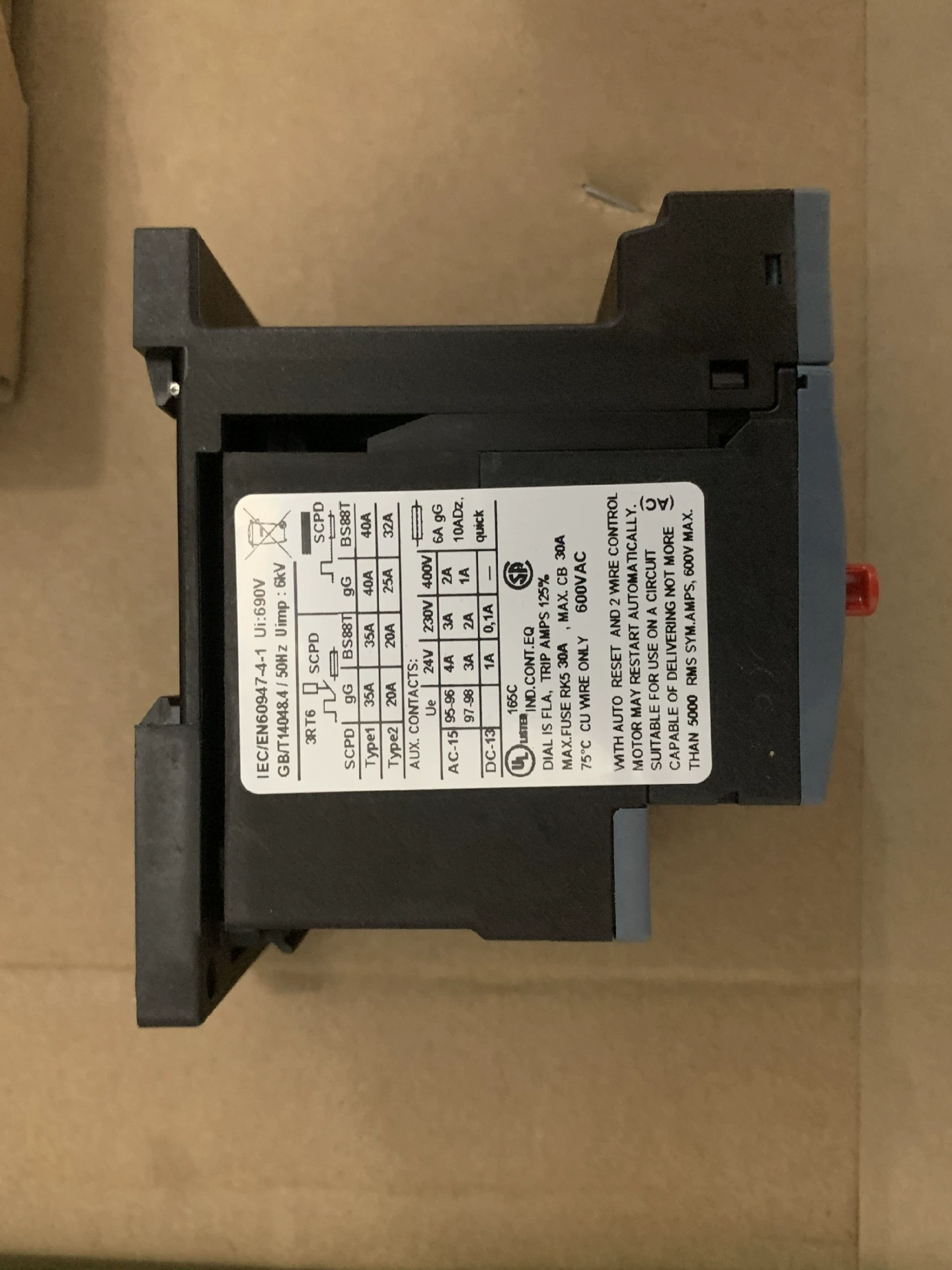 Оригинал 3RU6116-1HB1 запрос цены