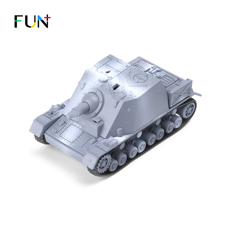 Lejia World War IIGrizzly Assault Gun1:72 Assembled Model Infantry Support Artillery Military Educational Puzzle Toy