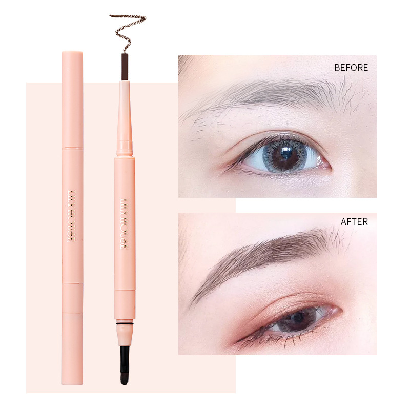 Lily House流云随心化妆师眉笔 防水汗眉眉刷眉粉三合一眉笔加工