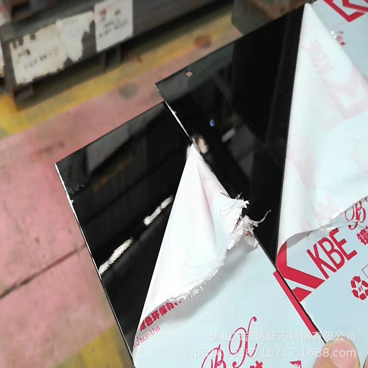 厂家供应镜面黑钛金不锈钢板 拉丝黑钛无指纹不锈钢板