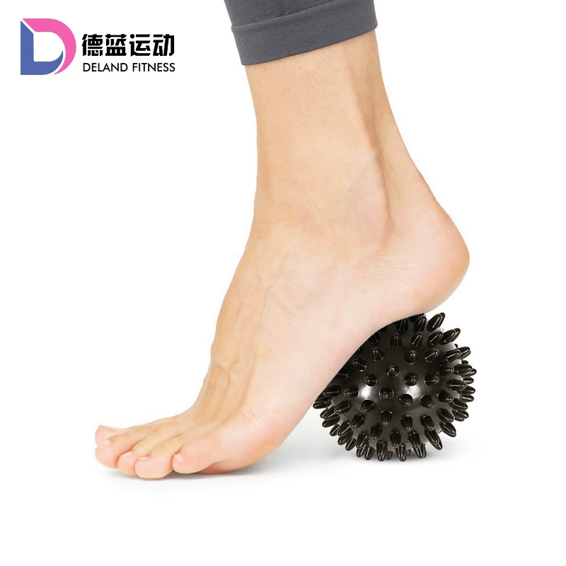7.5cm 9cm PVC刺球按摩穴位握力球尖钉子筋膜瑜伽球健身球刺猬球
