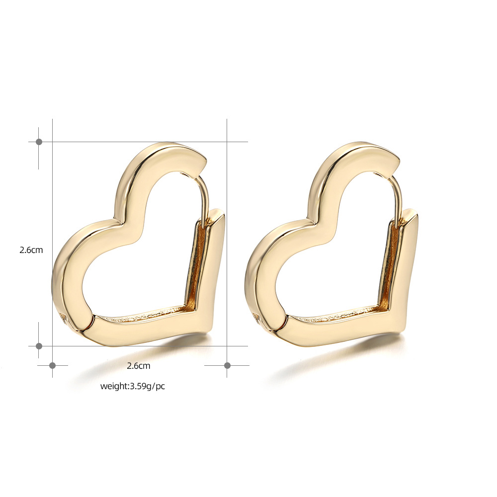 Fashion C Shape Copper No Inlaid Earrings display picture 12