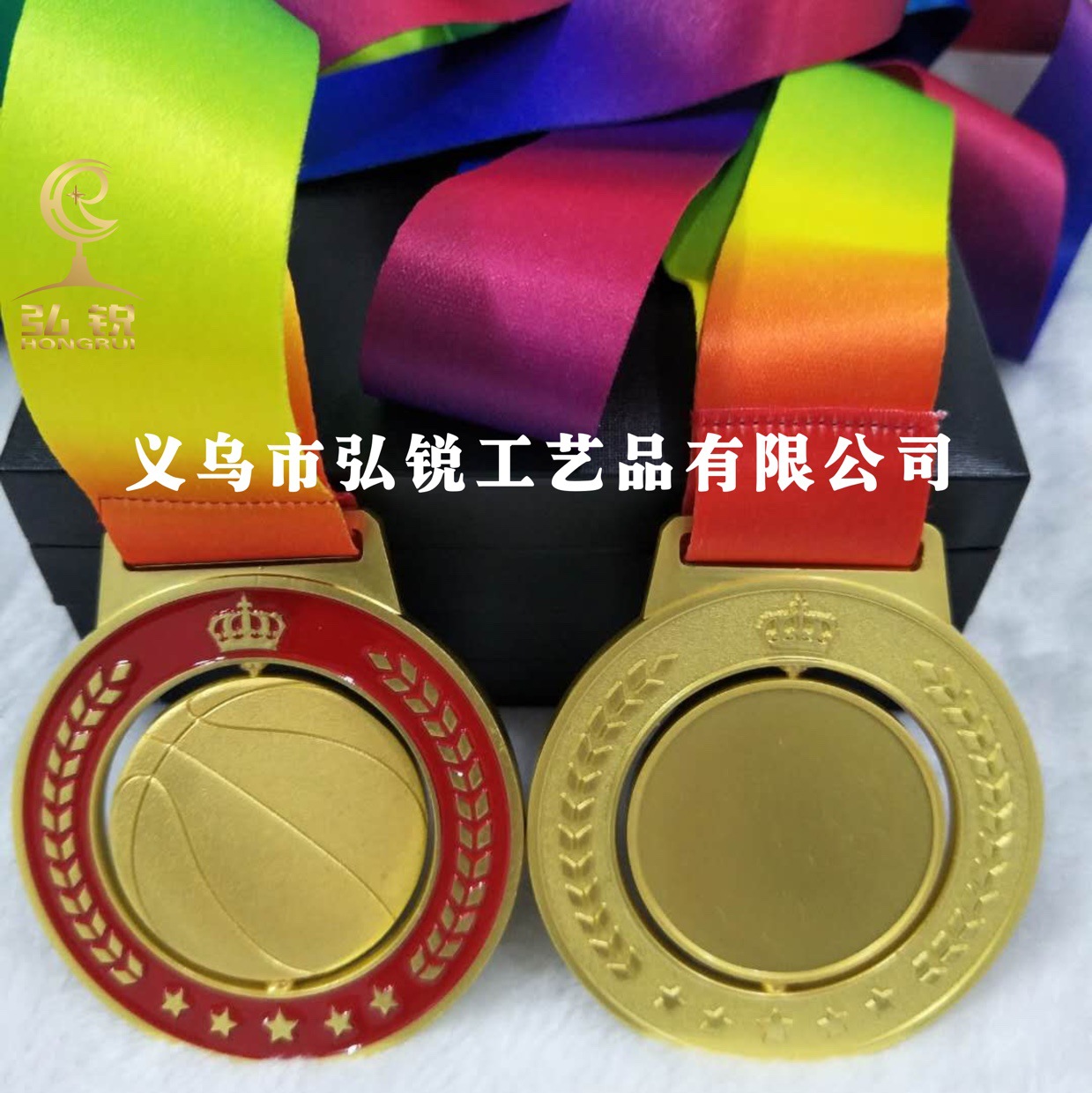 Hot-selling new zinc alloy MEDALS, creative and rotatable high-quality sports competition prizes and rewards, customizable logos detail image 2