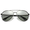 Retro pilot change polarized polarized sunglasses Men's fashion travel fishing driver driving sunglasses toad mirror
