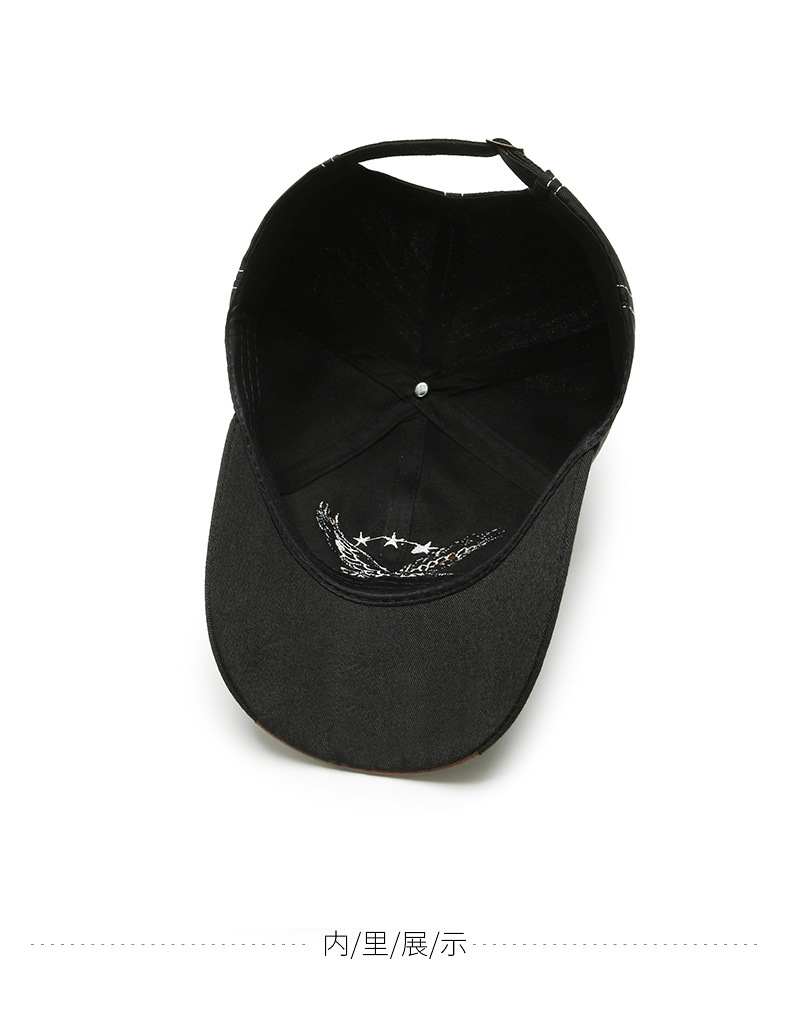 Hat Men's and Women's Baseball Hat New Polyester Cotton Twill Embroidery Eagle Couple Sunshade and Sun Protection Tidal Duck Tongue Hat_voghion.com