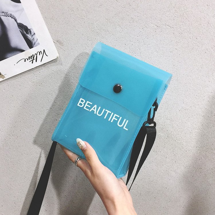 Korean female bag new PVC mobile phone b...