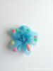 Fabric Pingwang gauze flower accessories handmade DIY with colorful beads, five -petal flower dance shoes, hair accessories with flower accessories