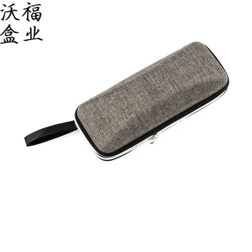Factory direct sales square eva zipper glasses case sunglasses sunglasses case large linen eyeglasses box wholesale