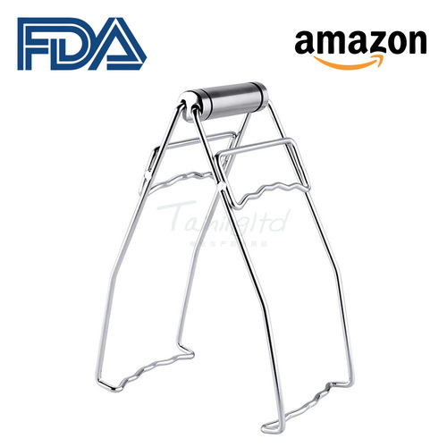 Kitchen gadgets 304 stainless steel anti-scalding clip, large extended and thickened dish clip, suitable for large and small dishes