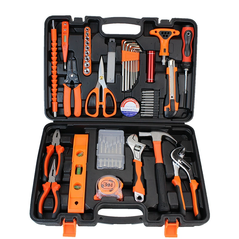 Hardware Toolbox Set, Multi-Piece Home Repair Kit, Portable Case, 9–157 pcs