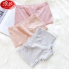 Langsha new pattern Solid No trace lady Flat angle Underwear Four seasons Middle-waisted seamless Lace Four shorts wholesale