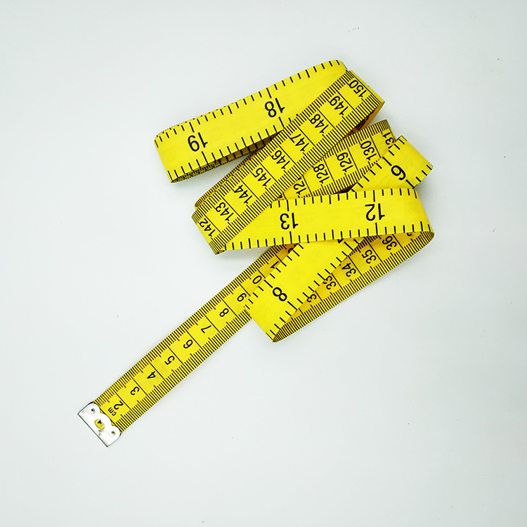 厂家直销卖家赠品软尺 皮尺 裁缝尺量衣 塑料尺 尾部可印logo