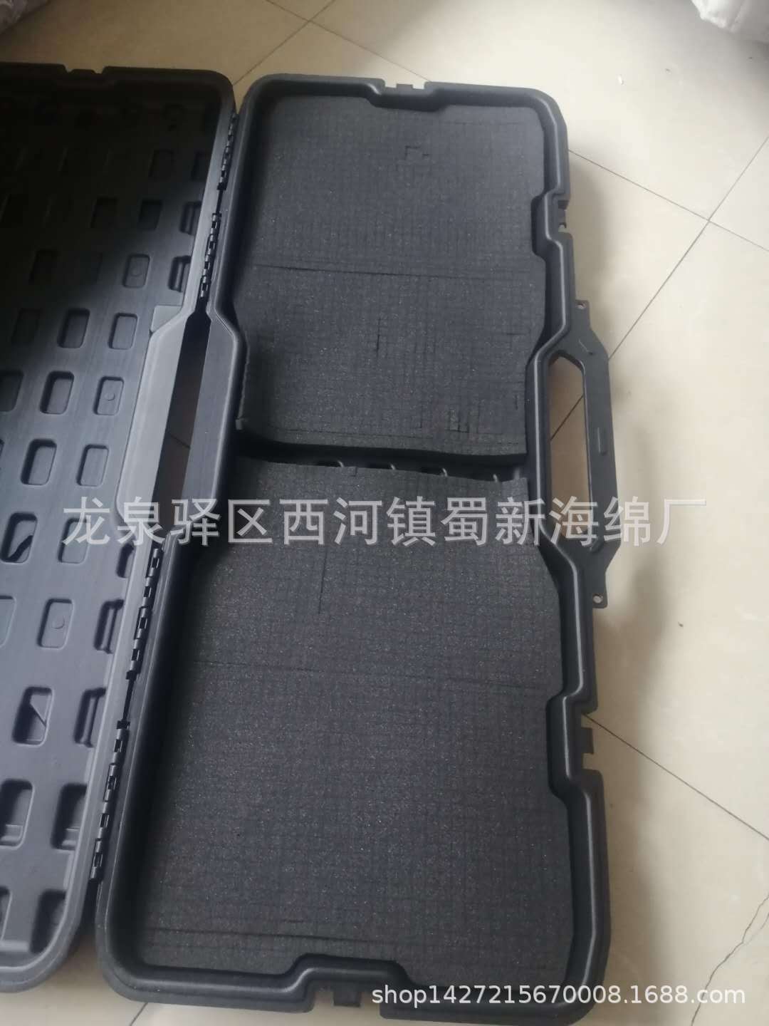 厂家直销黑色小方格海绵/成型单面带胶小方格海绵/高密度海绵