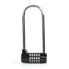 Shengquan Digital Black 5 -bit Code Lock Lock Locking Fitness Room Cabinet Lock Anti -theft U -shaped Code Hanging Lock Wholesale