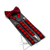 Spot adult 2.5cm Scotland series straps suit Fashion men and women General fund Suspenders Bowtie