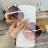 Square sunglasses, glasses, suitable for import, Korean style, gradient