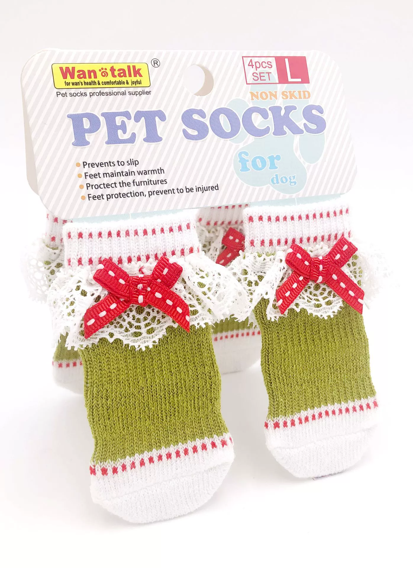 Носки для домашних животных нового поколения трехслойные эластичные носки для домашних животных, носки для собак с защитой от выпадения, износостойкие Нескользящие