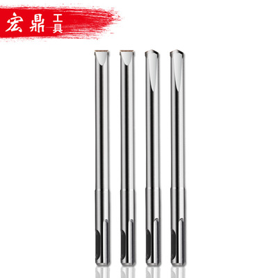 电锤钻头铲墙王方柄四坑冲击钻头光杆合金凿头混泥土开槽电镐凿子|ms