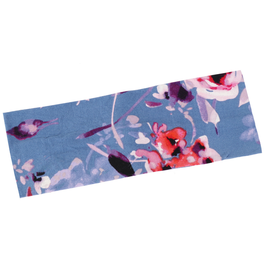 Europäische Und Amerikanische Große Blumen, Baumwoll Haarband, Stirnband, Kopftuch, Schmuck, Weiches Yoga, Sport, Elastisches Stirnband Auf Lager display picture 6