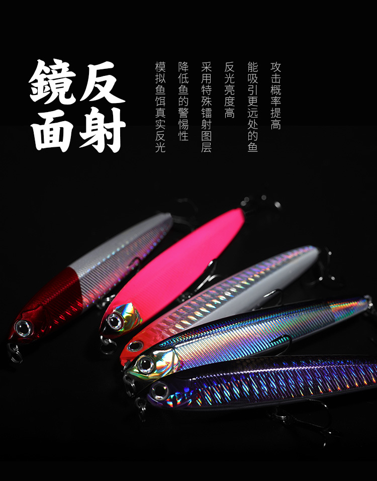 Sinking Minnow Lures Shallow Diving Minnow Baits Fresh Water Bass Swimbait Tackle Gear