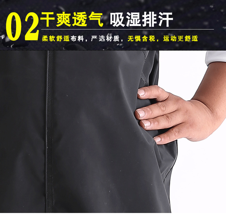 黑色半身背带下水裤,户外涉水裤,下水裤,钓鱼捕鱼服