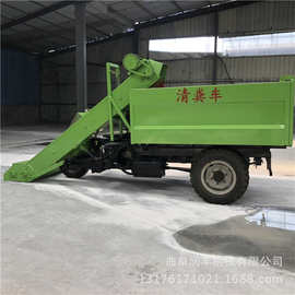 羊舍粪便处理机 畜牧养殖用柴油清粪车 猪场刮粪机图片