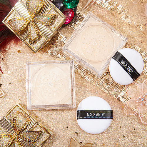 Marco Andy Bow Silk Air Powder Waterproof Oil Control Internet Celebrity Brightening Skin Invisible Pores Loose Powder