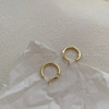 Small ring, jewelry, universal earrings, simple and elegant design, Korean style, internet celebrity