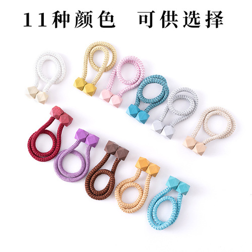 ins cross-border supply modern simple Rubik's cube curtain strap creative DIY curtain magnetic buckle strap curtain buckle wholesale