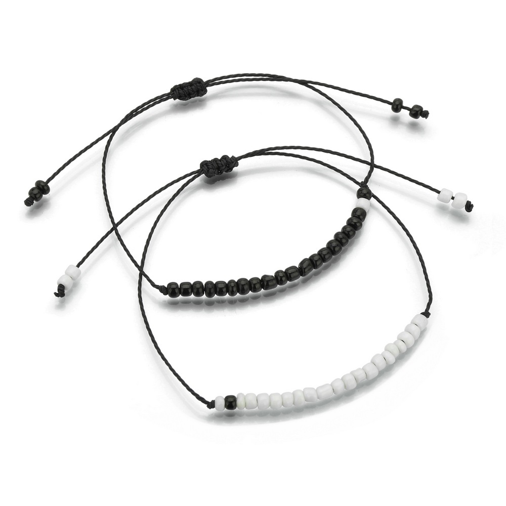 Geometric Pattern Women'S Gender Simple Style Geometric Seed Bead Knitting Women's Drawstring Bracelets