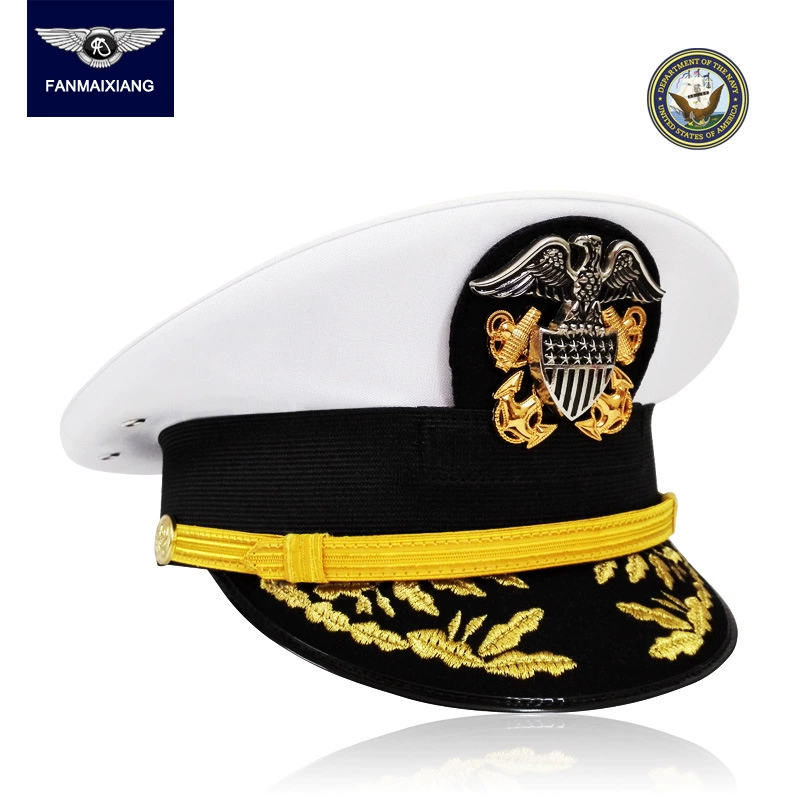 Американская фуражка/капитанская шляпа в стиле Grand Daggap Navy, пиратская/капитанская шляпа для выступлений