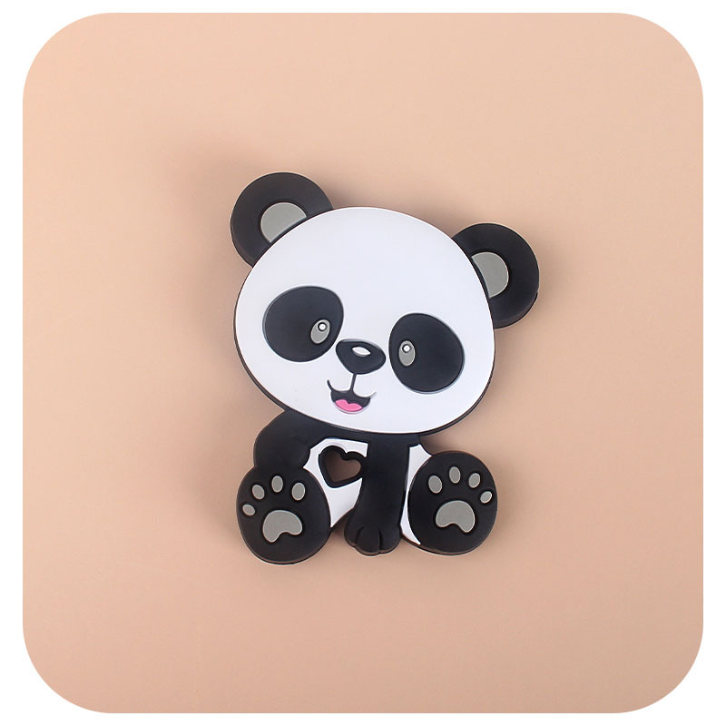 Bebé creativo juguete mordedor nueva Panda de la historieta silicona teether stick AliExpress Amazon Venta caliente