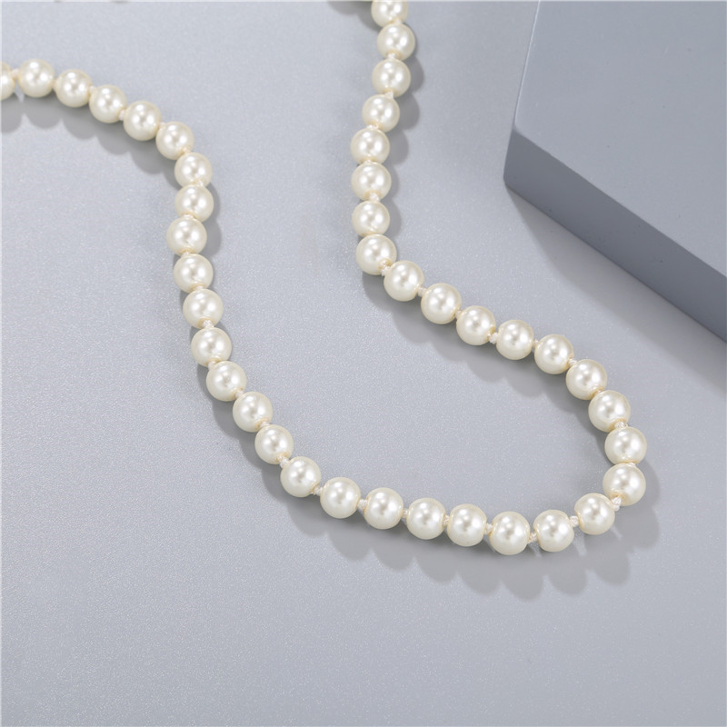 fashion pearl simple necklace