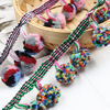 Manufactor Supplying Colorful Mixed color tassels Hair ball lace Nation clothing curtain Luggage and luggage diy manual decorate accessories