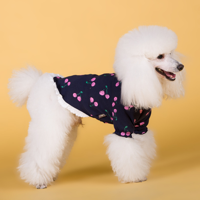 Autumn and winter New dog clothes cotton stretch T-shirt method doo Teddy pet clothing supplies manufacturers direct supply generation