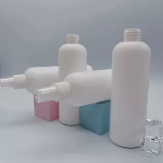 250ML 乳白色24口  HDPE圆肩塑料瓶 化妆品分装瓶 喷雾瓶
